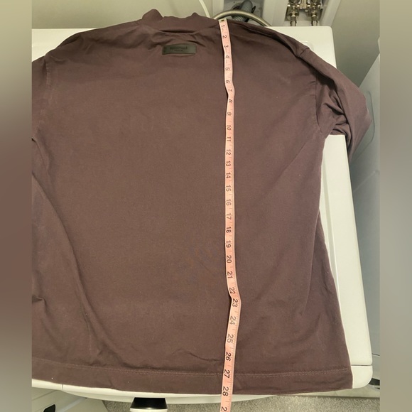 Fear of God Essentials Cotton - Jersey Mock Neck Long Sleeve - Picture 3 of 8